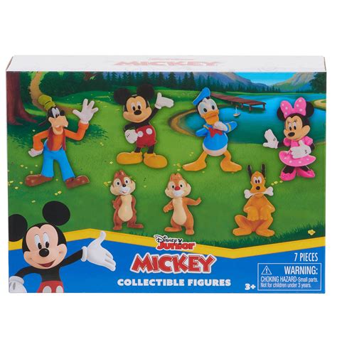 Snapklik.com : Mickey Mouse 7-Piece Figure Set, Mickey Mouse Clubhouse Toys, Officially Licensed ...