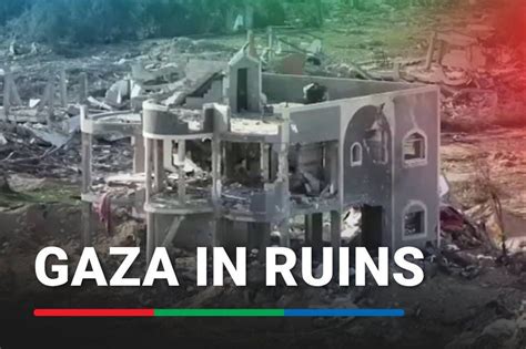 DRONE FOOTAGE: Extent of destruction in parts of Gaza | ABS-CBN News