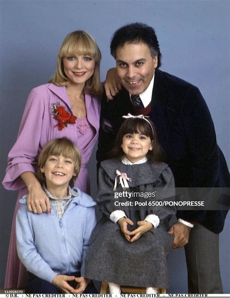 Rene Angelil with his first wife Anne Rene Kirouak and children In... News Photo - Getty Images