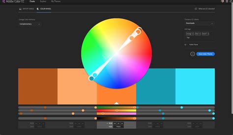 Color wheel, a color palette generator | Color palette generator, Create color palette, Color ...