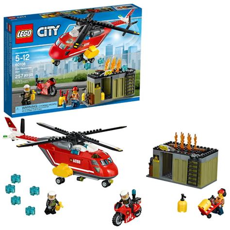 LEGO City Fire Response Unit 60108 Building Set (257 Pieces) - Walmart ...