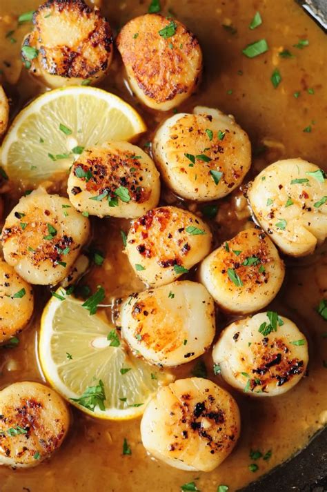 Pan-Seared Scallops with Lemon Butter Sauce - StreetSmart Kitchen