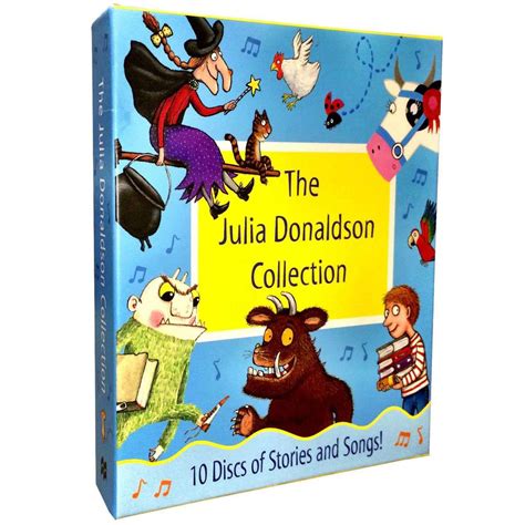 Julia Donaldson Collection 10 Audio CD Books Set Stories & Songs Gruff – Lowplex