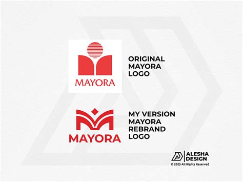 My version Mayora Logo Design by alesha design on Dribbble