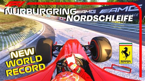 Ferrari F1 F2004 SMASHES Nürburgring Nordschleife LAP RECORD on Slick Tires! - YouTube