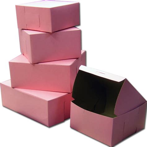 Wholesale Cake Boxes. 9" Length x 9" Width x 4" Height Kraft Paperboard ...