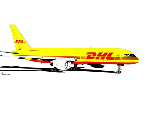 DHL Boeing 757- 27A by bowdenja on DeviantArt