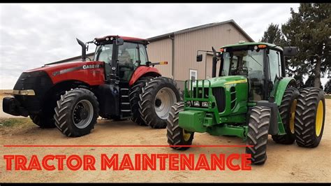 Tractor Maintenance on the Farm - YouTube