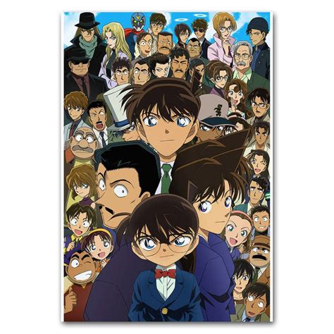 Detective Conan Poster Anime Movie Poster – Poster | Canvas Wall Art ...