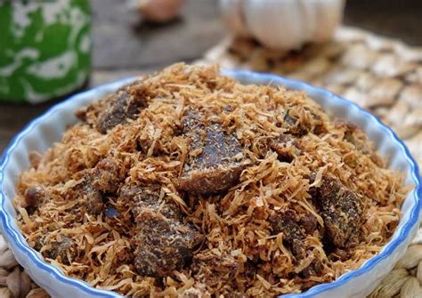 Resep Dendeng ragi (serundeng sapi) oleh Susi Agung - Cookpad