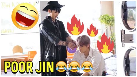 BTS Jin Funny Moments - Poor Jin 😅🤣😂 - YouTube