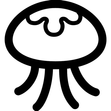 Jellyfish 4 Vector SVG Icon - SVG Repo