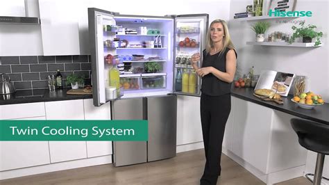 RQ562N4AC1 Hisense 4 Door Fridge Freezer Review - YouTube