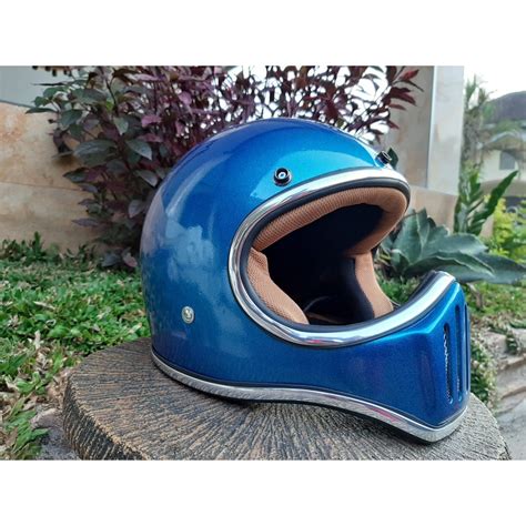 Jual Helm Cakil Custom Full Face Original Klasik Pria-Wanita Terbaru ...