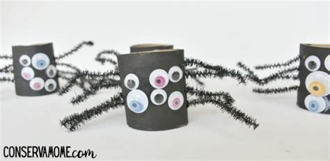 Spider Toilet Paper Roll Craft - An Easy Halloween craft for kids