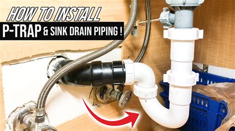 How To Install A P Trap Drain