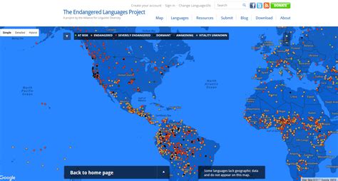 Mapping For Good – November 2017 – The Endangered Languages Project ...