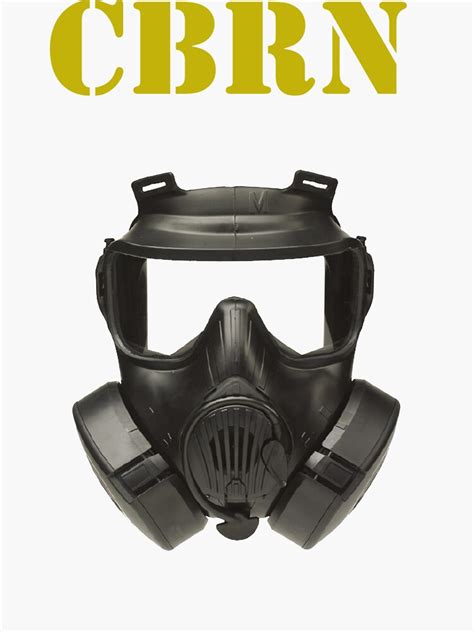 "CBRN M50" Sticker by Bushtika | Redbubble