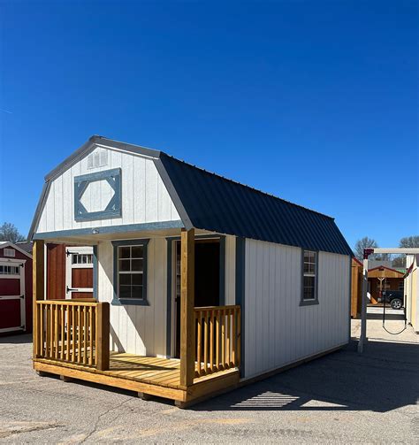 10x20 Lofted Shed with Porch | The Shed House LLC