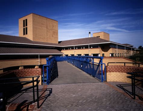 Cannock Community Hospital, West Midlands: front elevation seen from the bridge | RIBA pix