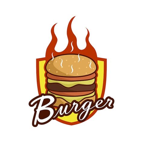 Premium Vector | Burger logo