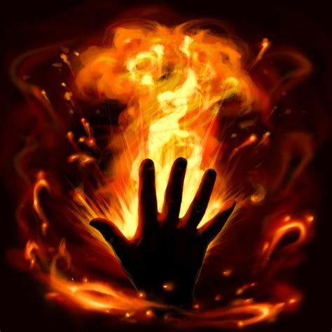 Burning Hands | Magic aesthetic, Marvel wall art, Fantasy aesthetic