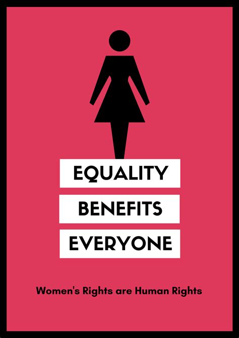 Typography Poster About Gender Equality