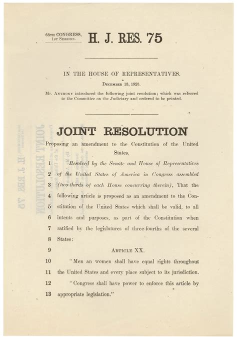 The Equal Rights Amendment: The Most Popular Never-Ratified Amendment ...