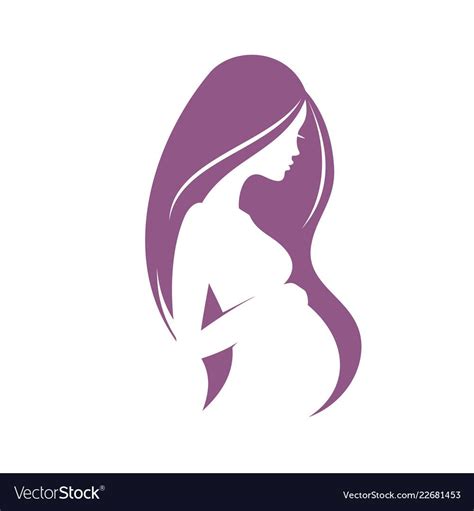 pregnant woman stylized vector silhouette. Download a Free Preview or High Quality Adobe ...