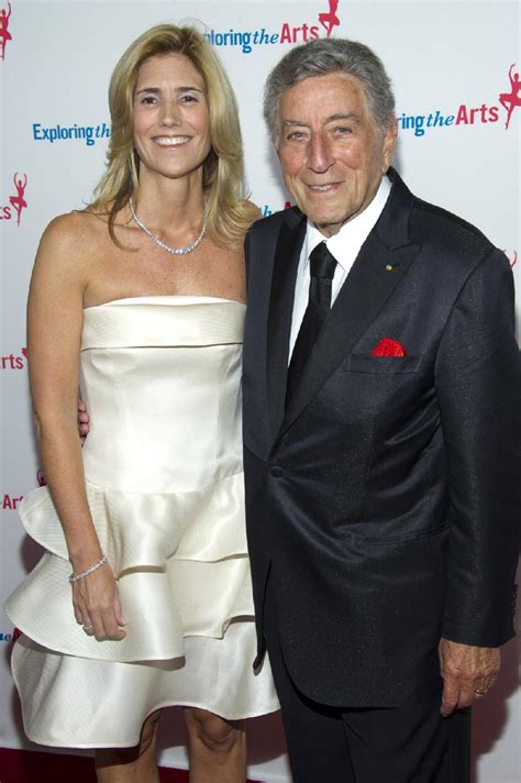 Tony Bennett and his wife Susan Crow attend Tony's 85th ...