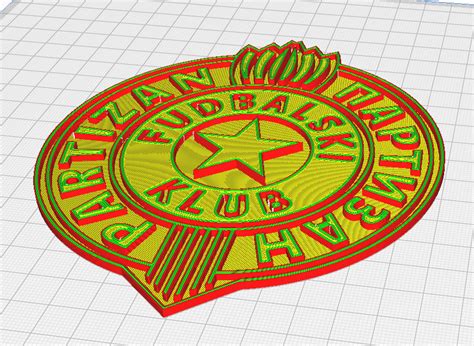 FK Partizan logo emblem by m2xj | Download free STL model | Printables.com