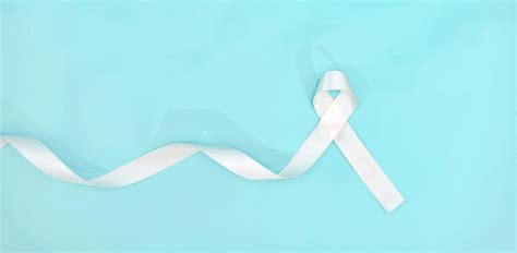 lung cancer awareness month with white ribbon. Healthcare and medicine concept. 11606760 Stock ...