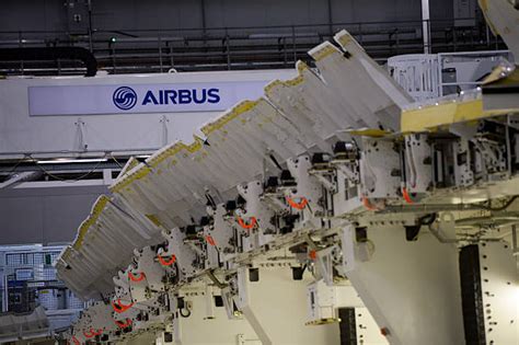 Production At The Airbus SE A350 Wing Assembly Factory Photos and ...