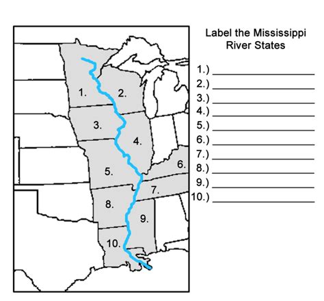 Map Of The Mississippi River – Map Of The World