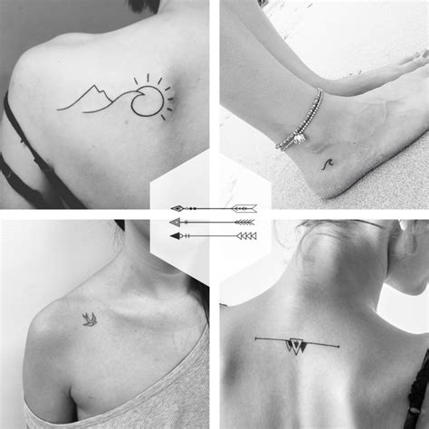 The charm of the discreet tattoo in 80 examples with a secret message