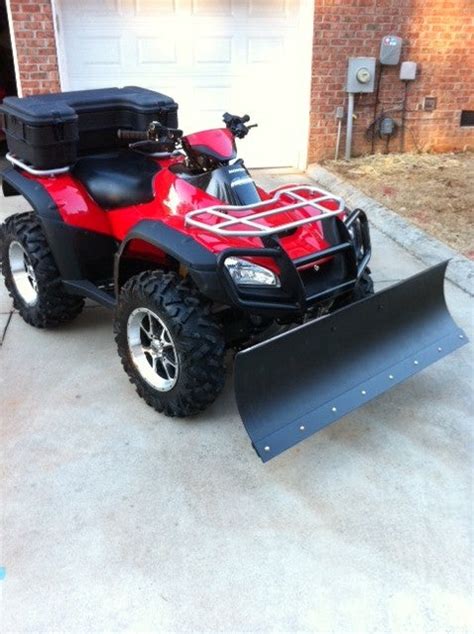 Snow Plow Installation Complete with Pics - Honda ATV Forum