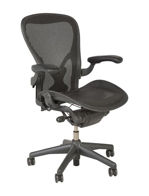 Herman Miller Aeron Desk Chair - Black Office, Furniture - HRMIL20342 | The RealReal