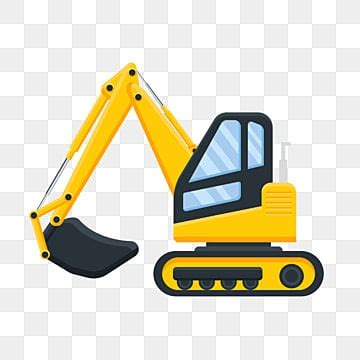 Excavator Clipart Vector Free