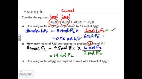 09 Stoichiometry and Mole Ratio - YouTube