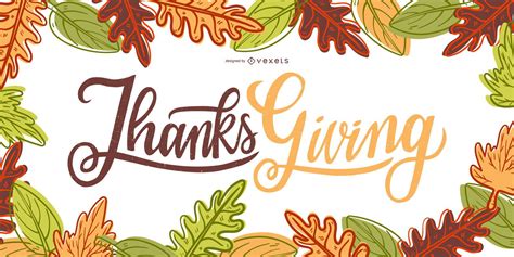 Thanksgiving Banner Design Vector Download