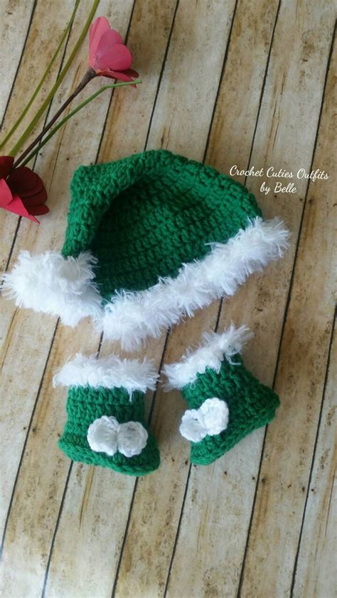 Baby Santa Hat Christmas Hat Crochet Baby Hat Newborn Photo - Etsy