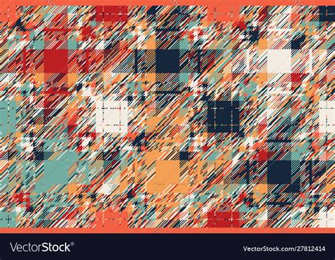 Modern glitch background color geometric abstract Vector Image