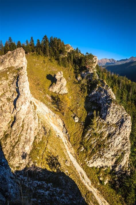 View of Tatra Mountains from Hiking Trail. Poland. Europe. Stock Photo ...