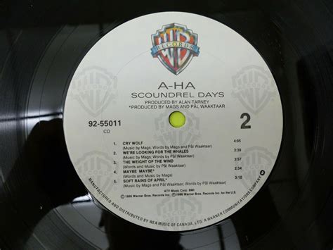 Aha scoundrel days - LP Record Vinyl Album 12" | eBay