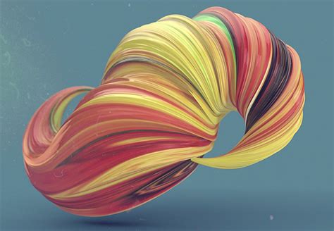 3D Paint Swirls | 3D Modeling | Cinema 4D - Corepolo - Animation & Design