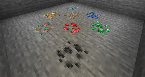 3D Ore Models for Vanilla Textures Minecraft Texture Pack