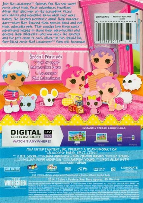 Lalaloopsy Babies: First Steps (DVD + UltraViolet) (DVD 2014) | DVD Empire