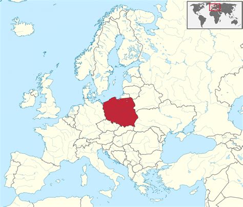 Poland Map Of Europe