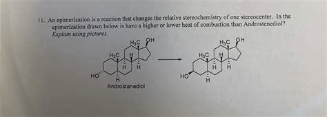 Solved An epimerization is a reaction that changes the | Chegg.com