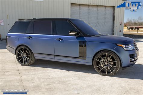 Matte Blue Range Rover — Dreamworks Motorsports